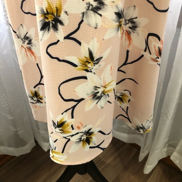 Lori M Collection pink  floral dress SZ M - Picture 5 of 10